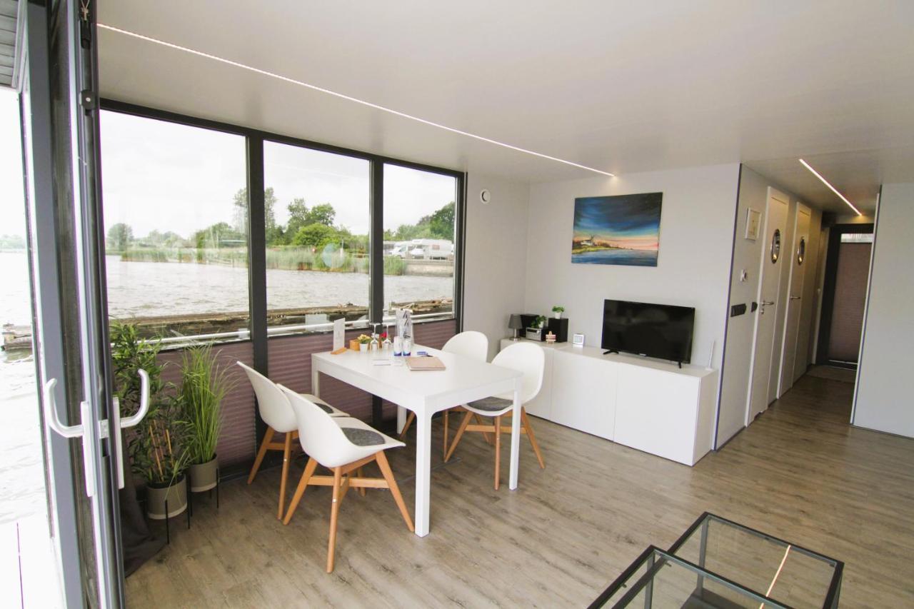 Hausboot Fjord Nordstern Mit Dachterrasse In Schleswig Otel Dış mekan fotoğraf