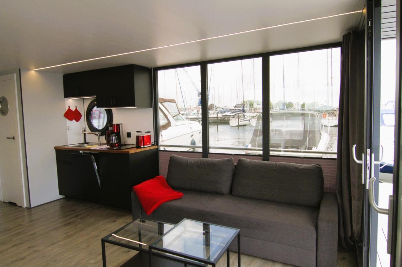 Hausboot Fjord Nordstern Mit Dachterrasse In Schleswig Otel Dış mekan fotoğraf